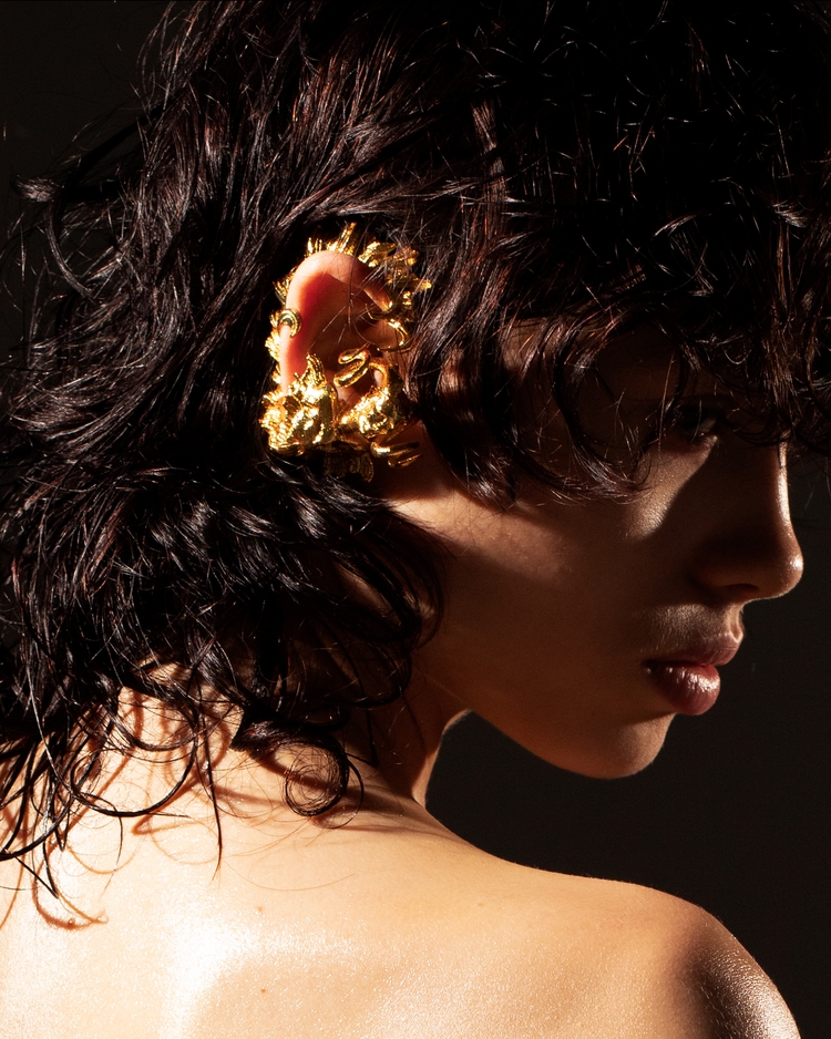 Gold faun myth cuffs